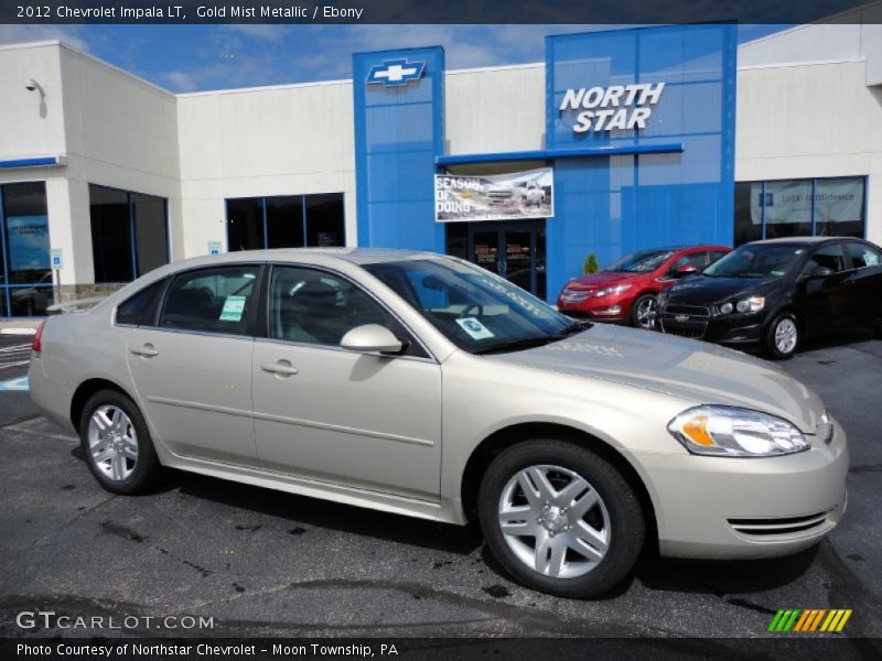 Gold Mist Metallic / Ebony 2012 Chevrolet Impala LT