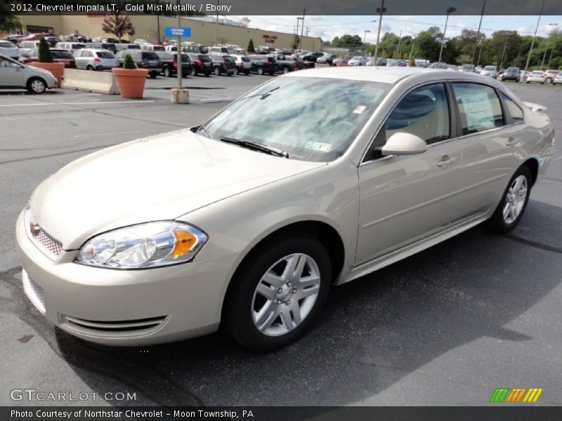 Gold Mist Metallic / Ebony 2012 Chevrolet Impala LT