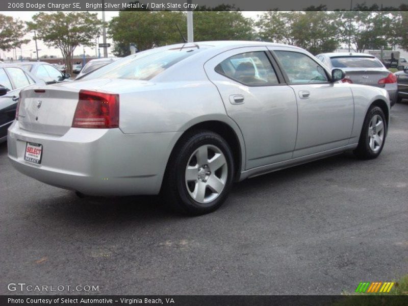 Bright Silver Metallic / Dark Slate Gray 2008 Dodge Charger SE