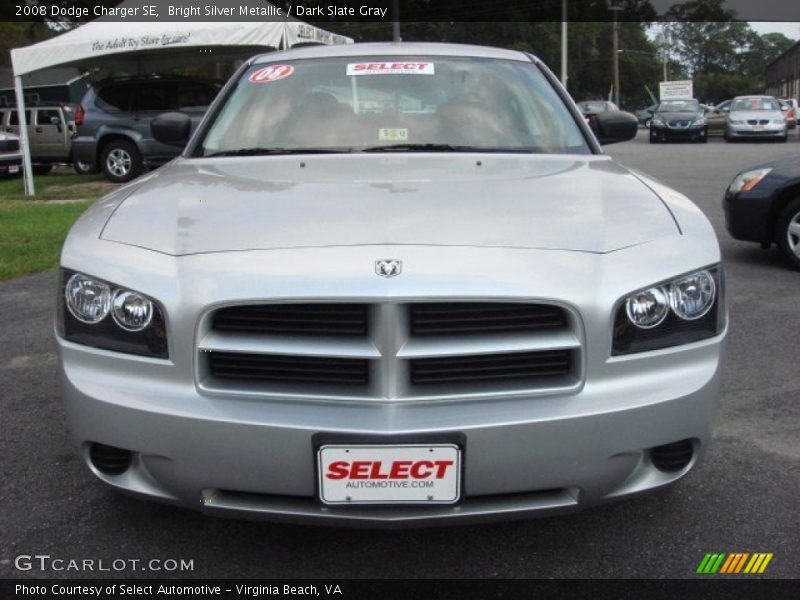 Bright Silver Metallic / Dark Slate Gray 2008 Dodge Charger SE