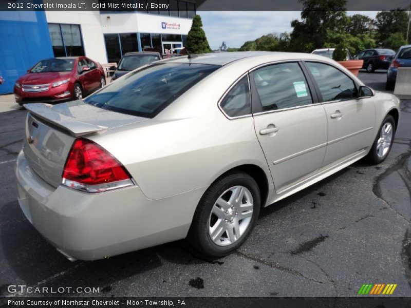 Gold Mist Metallic / Ebony 2012 Chevrolet Impala LT