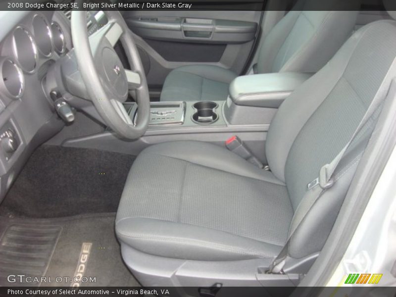 Bright Silver Metallic / Dark Slate Gray 2008 Dodge Charger SE
