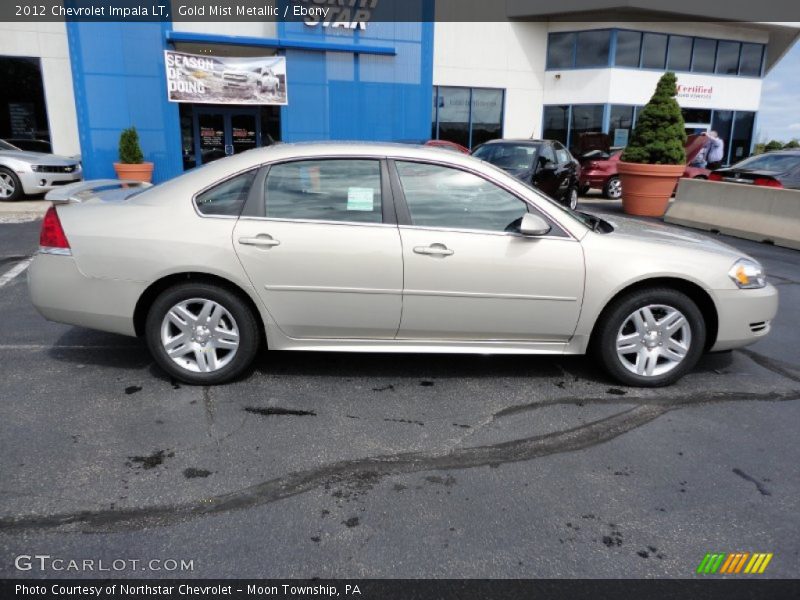 Gold Mist Metallic / Ebony 2012 Chevrolet Impala LT