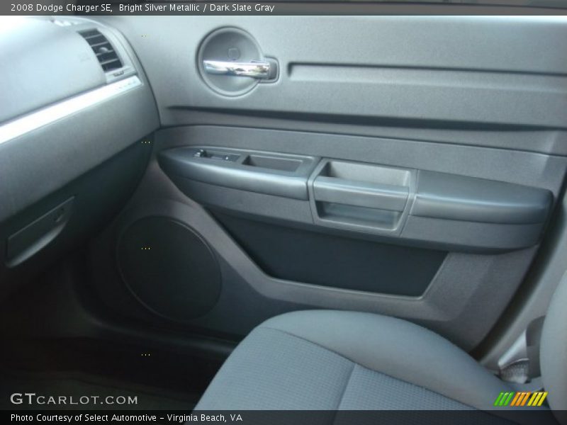 Bright Silver Metallic / Dark Slate Gray 2008 Dodge Charger SE