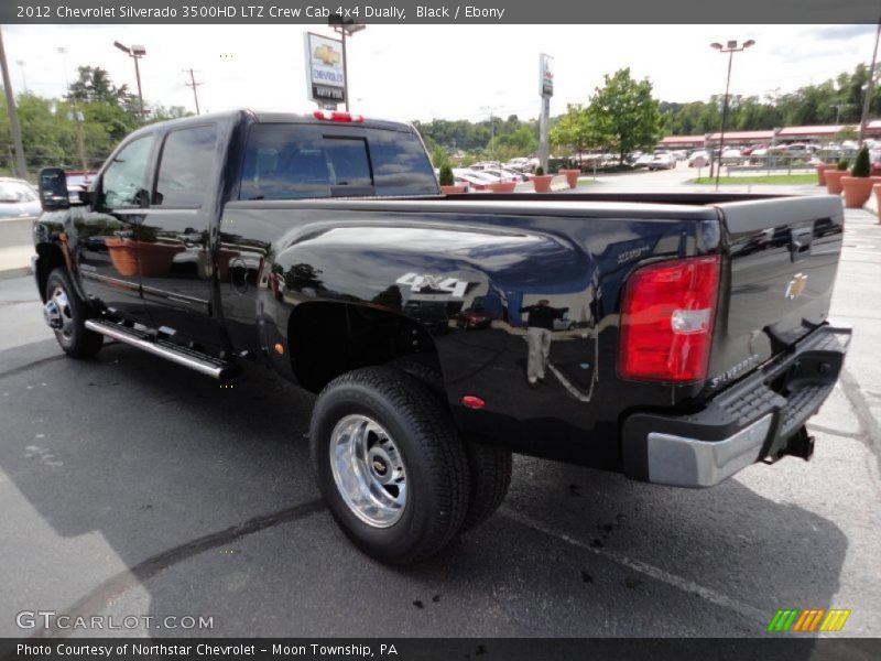 Black / Ebony 2012 Chevrolet Silverado 3500HD LTZ Crew Cab 4x4 Dually