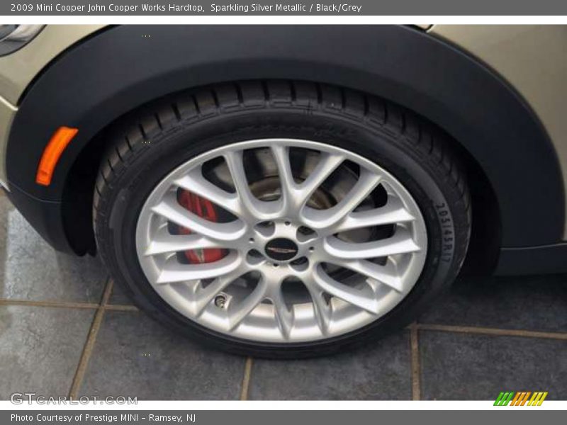 Sparkling Silver Metallic / Black/Grey 2009 Mini Cooper John Cooper Works Hardtop