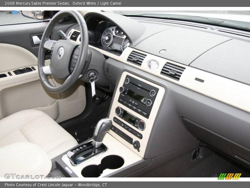 Oxford White / Light Camel 2008 Mercury Sable Premier Sedan