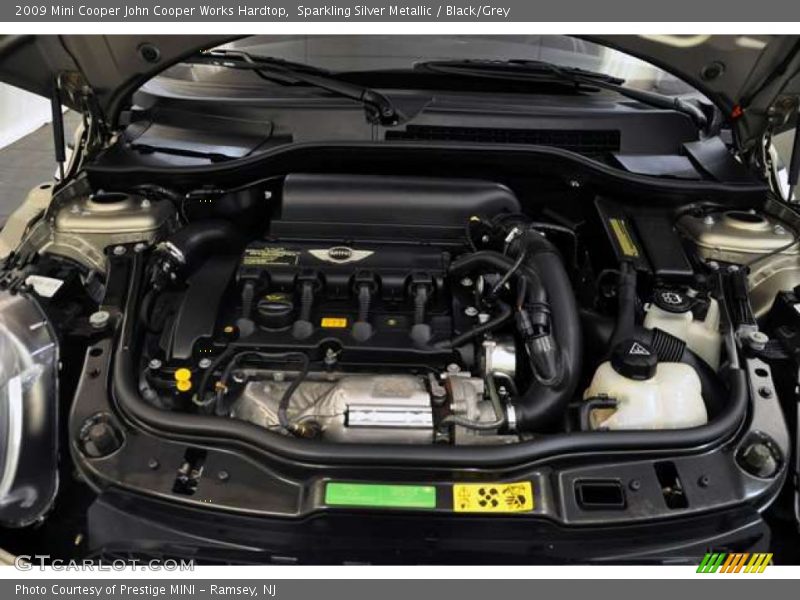 Sparkling Silver Metallic / Black/Grey 2009 Mini Cooper John Cooper Works Hardtop