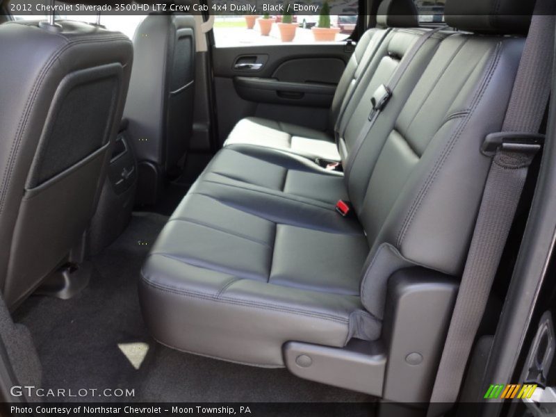  2012 Silverado 3500HD LTZ Crew Cab 4x4 Dually Ebony Interior