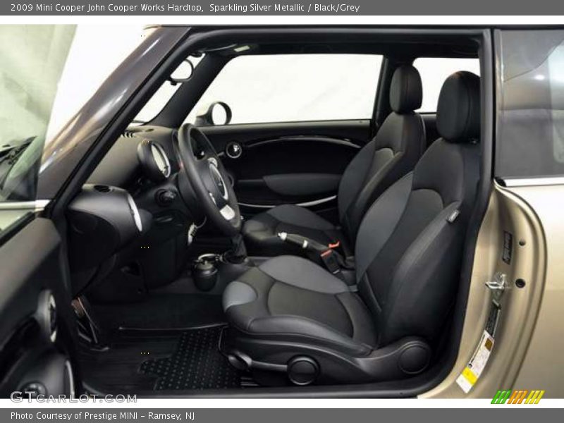 Sparkling Silver Metallic / Black/Grey 2009 Mini Cooper John Cooper Works Hardtop