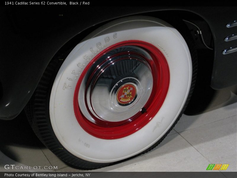 Black / Red 1941 Cadillac Series 62 Convertible