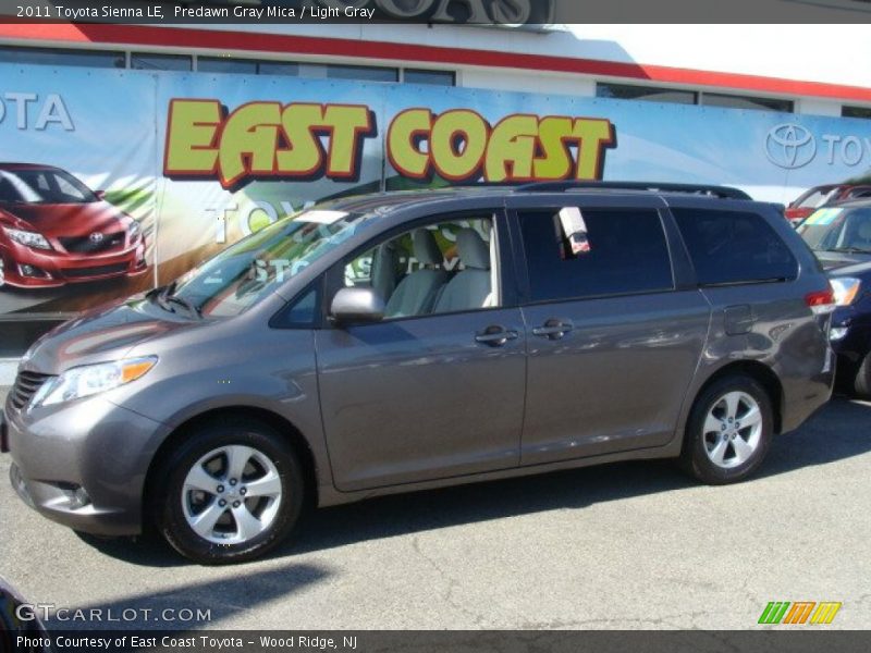 Predawn Gray Mica / Light Gray 2011 Toyota Sienna LE
