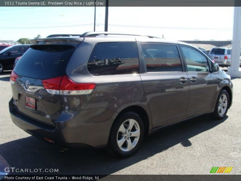 Predawn Gray Mica / Light Gray 2011 Toyota Sienna LE