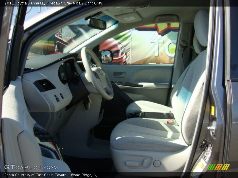Predawn Gray Mica / Light Gray 2011 Toyota Sienna LE