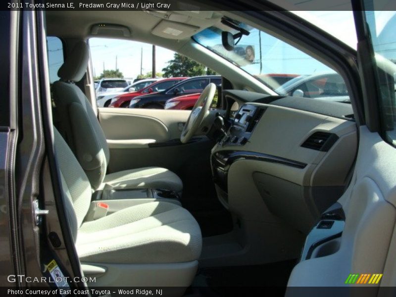 Predawn Gray Mica / Light Gray 2011 Toyota Sienna LE