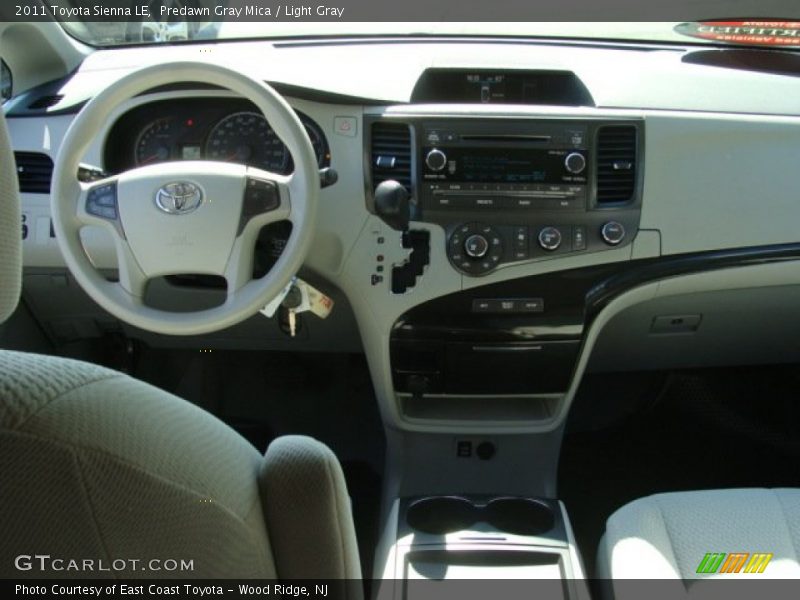 Predawn Gray Mica / Light Gray 2011 Toyota Sienna LE