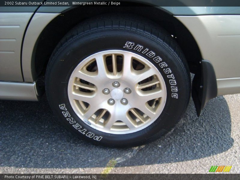 Wintergreen Metallic / Beige 2002 Subaru Outback Limited Sedan