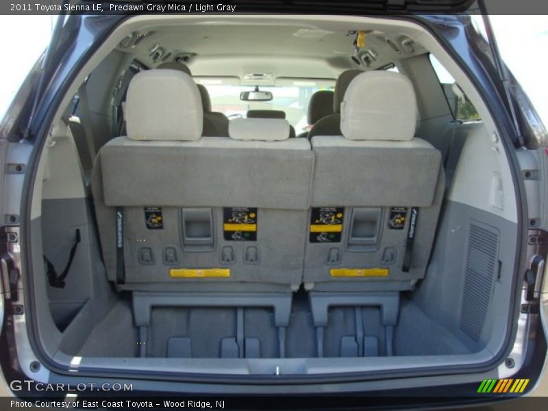 Predawn Gray Mica / Light Gray 2011 Toyota Sienna LE