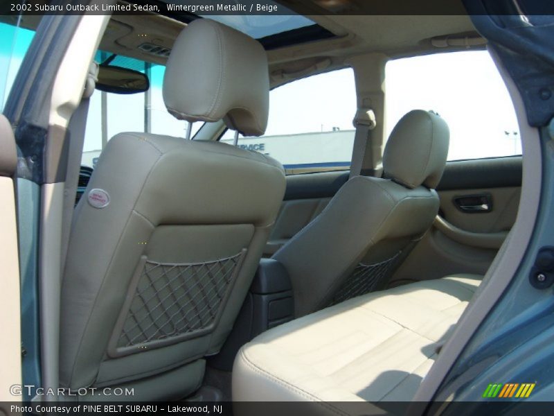 Wintergreen Metallic / Beige 2002 Subaru Outback Limited Sedan