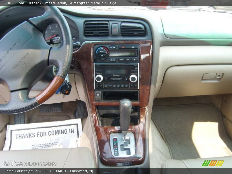 Wintergreen Metallic / Beige 2002 Subaru Outback Limited Sedan