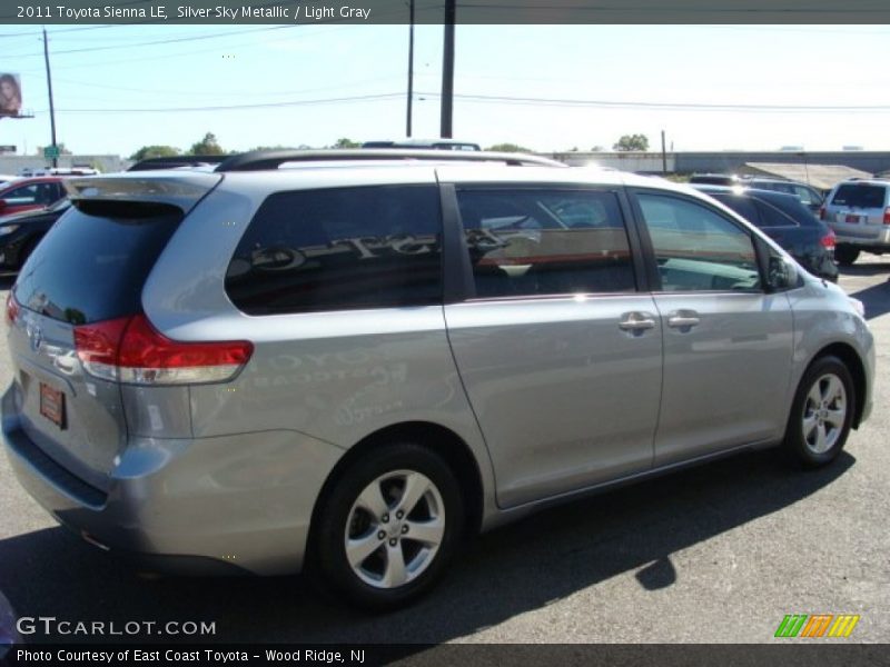 Silver Sky Metallic / Light Gray 2011 Toyota Sienna LE