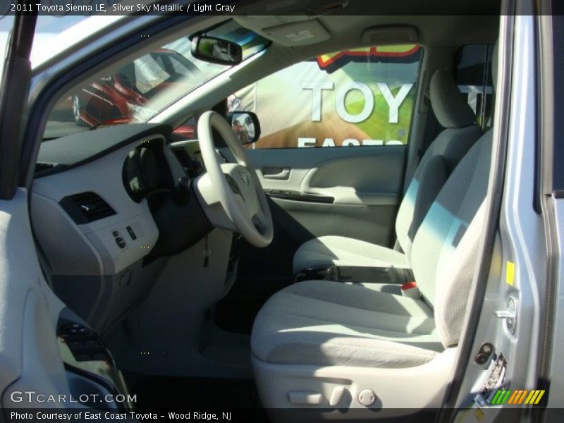 Silver Sky Metallic / Light Gray 2011 Toyota Sienna LE