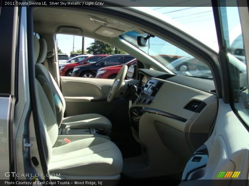 Silver Sky Metallic / Light Gray 2011 Toyota Sienna LE