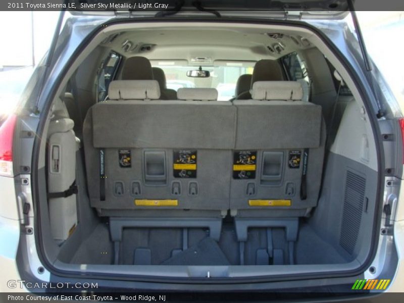 Silver Sky Metallic / Light Gray 2011 Toyota Sienna LE
