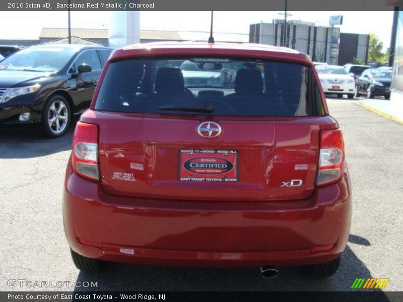 Barcelona Red Metallic / Charcoal 2010 Scion xD