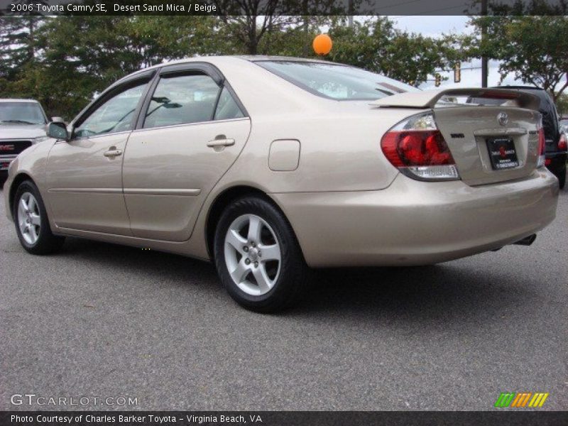 Desert Sand Mica / Beige 2006 Toyota Camry SE