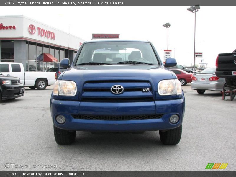 Spectra Blue Mica / Taupe 2006 Toyota Tundra Limited Double Cab