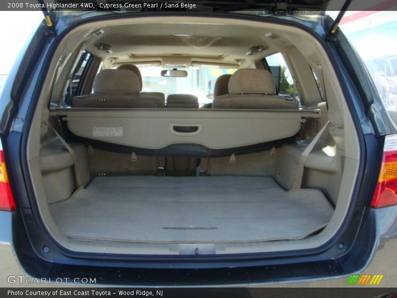 Cypress Green Pearl / Sand Beige 2008 Toyota Highlander 4WD