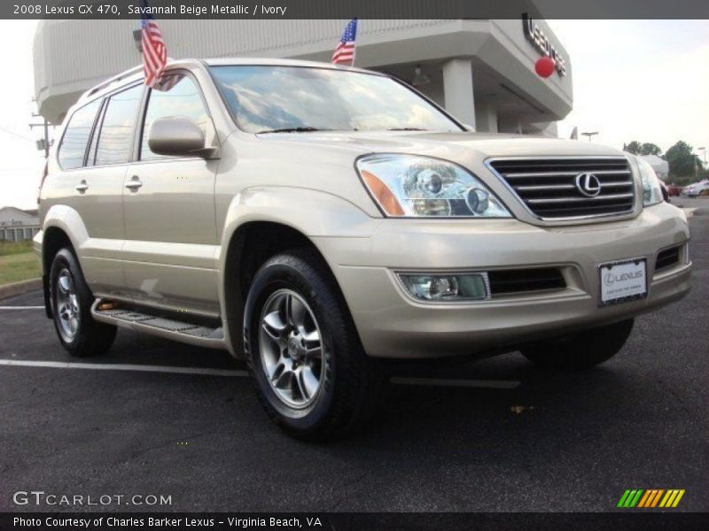 Savannah Beige Metallic / Ivory 2008 Lexus GX 470