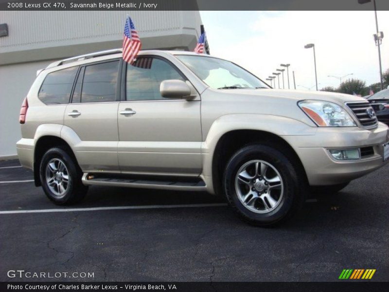 Savannah Beige Metallic / Ivory 2008 Lexus GX 470