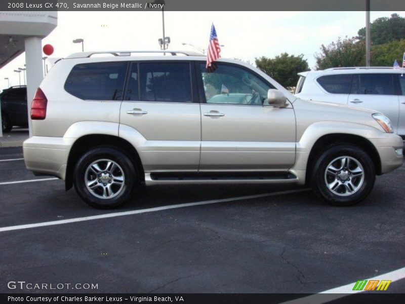 Savannah Beige Metallic / Ivory 2008 Lexus GX 470