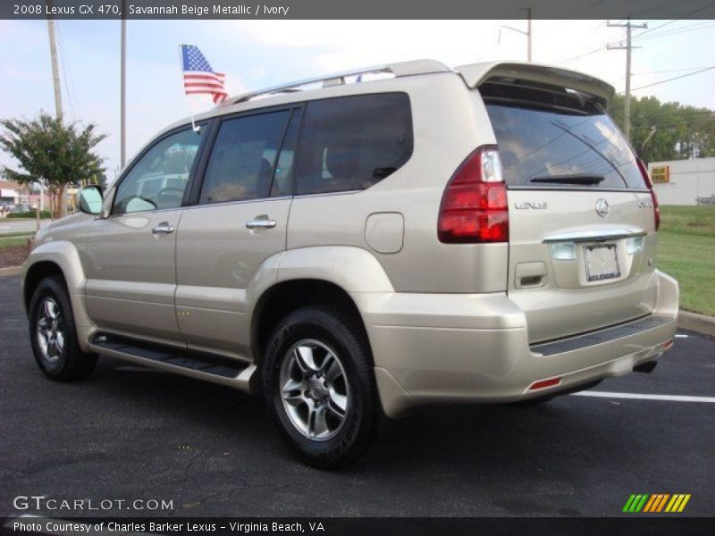 Savannah Beige Metallic / Ivory 2008 Lexus GX 470