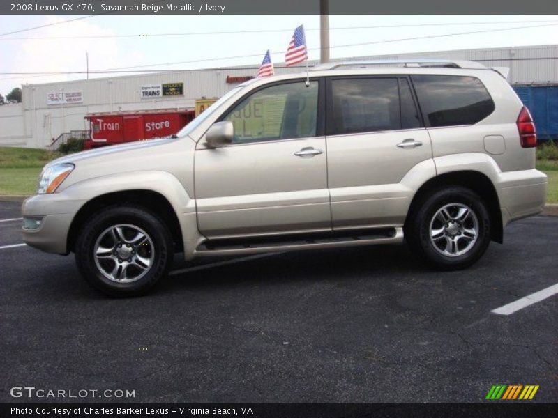 Savannah Beige Metallic / Ivory 2008 Lexus GX 470