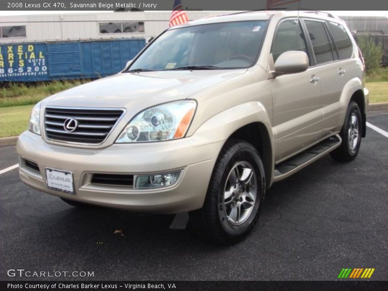 Savannah Beige Metallic / Ivory 2008 Lexus GX 470
