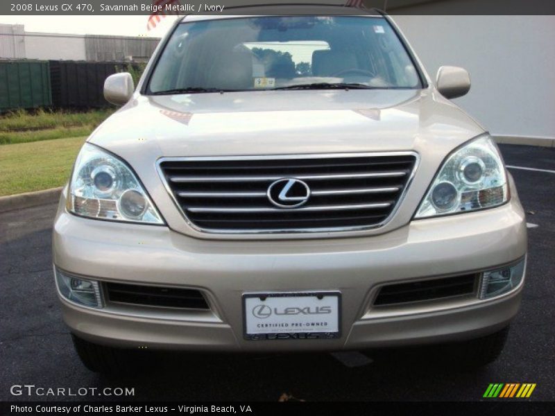 Savannah Beige Metallic / Ivory 2008 Lexus GX 470