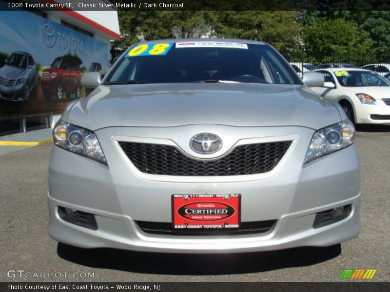 Classic Silver Metallic / Dark Charcoal 2008 Toyota Camry SE
