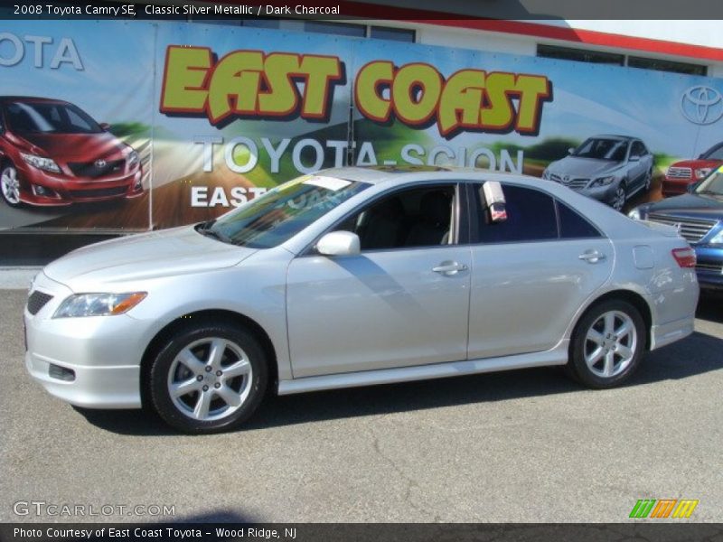 Classic Silver Metallic / Dark Charcoal 2008 Toyota Camry SE