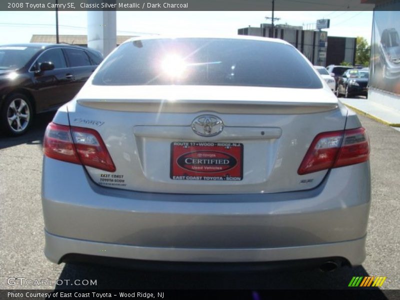 Classic Silver Metallic / Dark Charcoal 2008 Toyota Camry SE