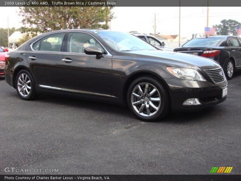 Truffle Brown Mica / Cashmere Beige 2009 Lexus LS 460 AWD