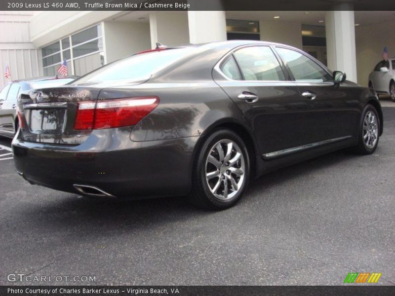 Truffle Brown Mica / Cashmere Beige 2009 Lexus LS 460 AWD