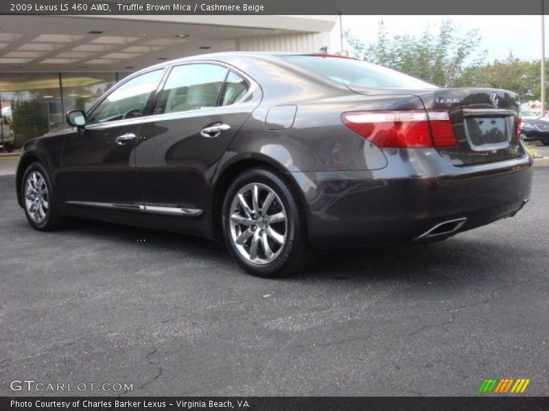 Truffle Brown Mica / Cashmere Beige 2009 Lexus LS 460 AWD