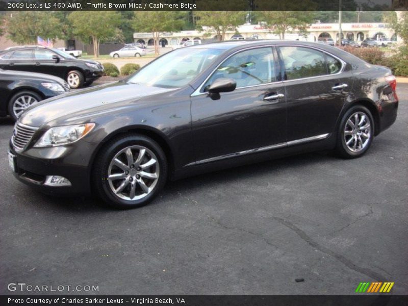 Truffle Brown Mica / Cashmere Beige 2009 Lexus LS 460 AWD
