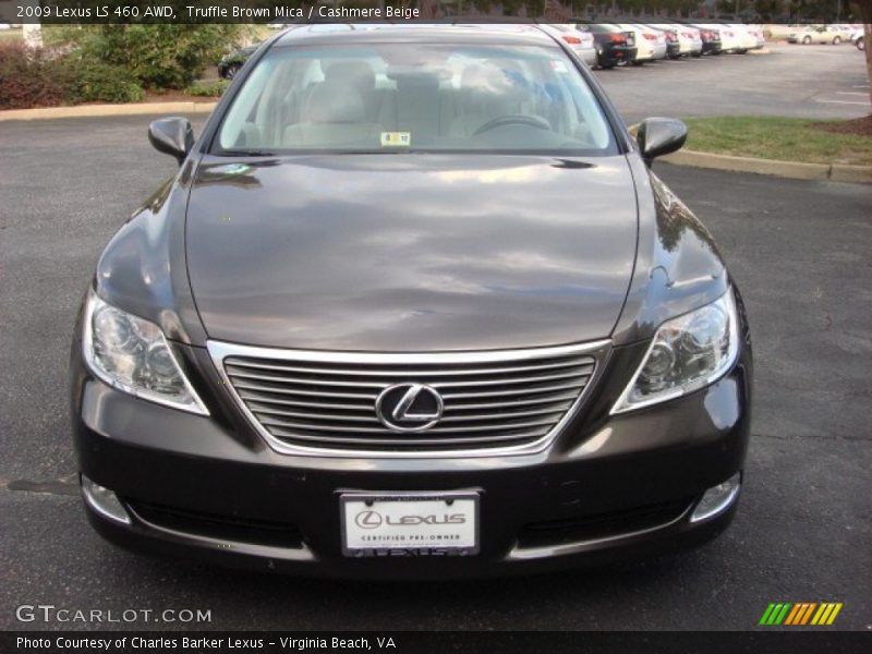 Truffle Brown Mica / Cashmere Beige 2009 Lexus LS 460 AWD