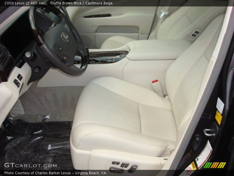 Truffle Brown Mica / Cashmere Beige 2009 Lexus LS 460 AWD