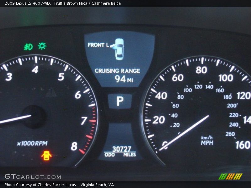 Truffle Brown Mica / Cashmere Beige 2009 Lexus LS 460 AWD