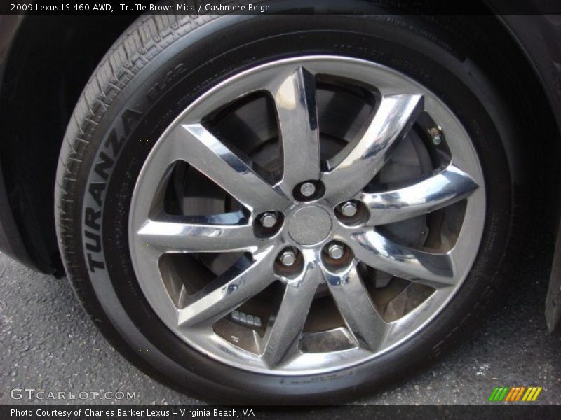 Truffle Brown Mica / Cashmere Beige 2009 Lexus LS 460 AWD